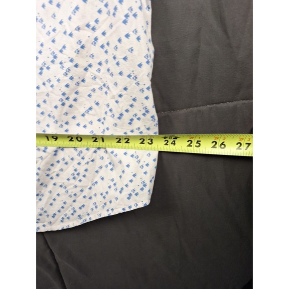 Vineyard Vines Shirt Mens XL Slim Fit Murray Arrowhead Pattern White Preppy Club - Picture 6 of 11